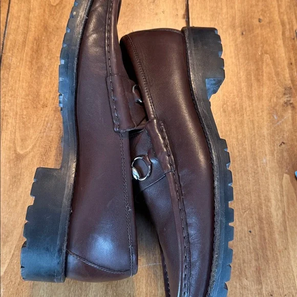 Men's Gucci bit loafer brown 10